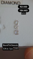 Natural Pink Diamond Deal (0.24 cts)
