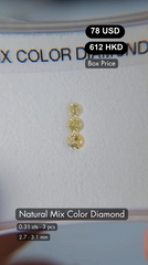 Natural Mix Color Diamond Deal (0.31 cts)