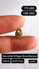 Natural Salt & Pepper Green Diamond Deal (2.88 cts)