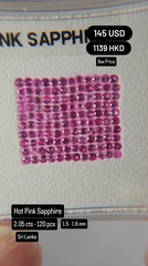 Hot Pink Sapphire Deal (2.05 cts)