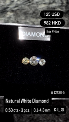 Natural White Diamond Deal (0.50 cts)