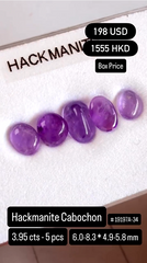 Hackmanite Cabochon Deal (3.95 cts)