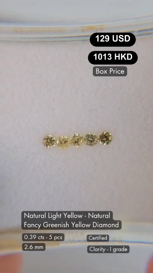 Natural Mix Color Diamond Deal (0.39 cts)