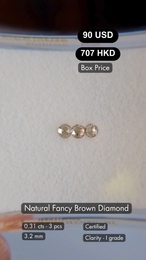 Natural Fancy Brown Diamond Deal (0.31 cts)