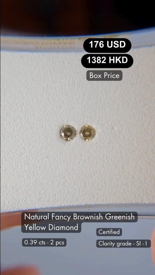Natural Mix Color Diamond Deal (0.39 cts)