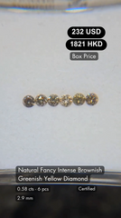 Natural Mix Color Diamond Deal (0.58 cts)