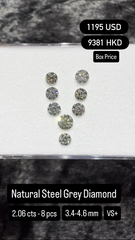 Natural Steel Grey Diamond Deal (2.06 cts)