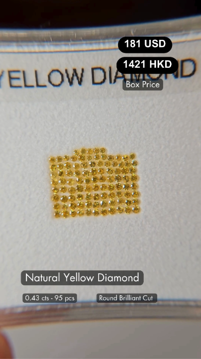 Natural Yellow Diamond Deal (0.43 cts)