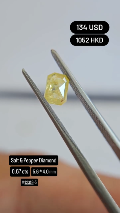 Salt & Pepper Diamond Deal (0.67cts)
