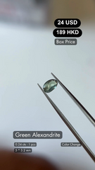 Green Alexandrite Deal (0.24 cts)