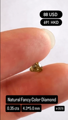 Natural Fancy Color Diamond Deal (0.35 cts)