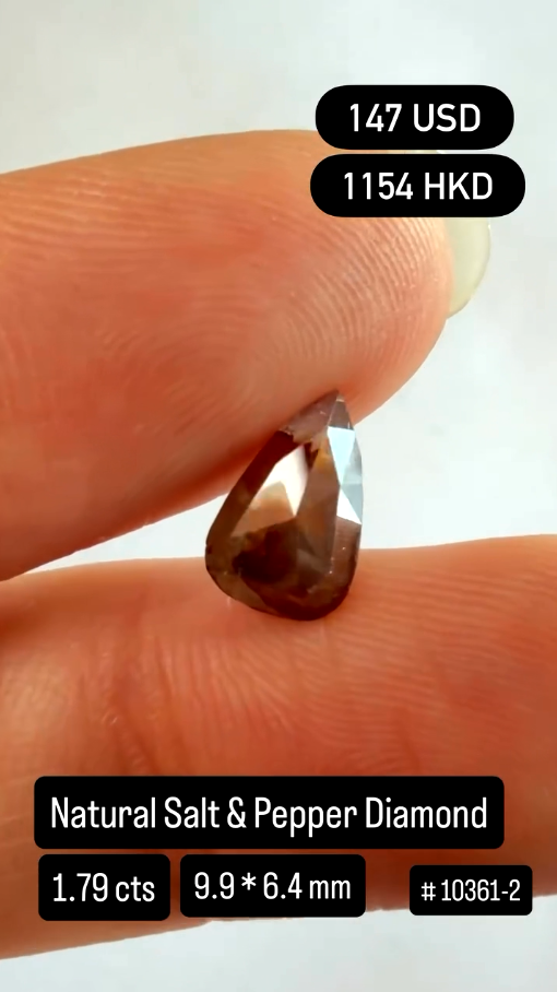 Natural Salt & Pepper Diamond Deal (1.79 cts)