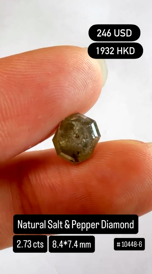 Natural Salt & Pepper Diamond Deal (2.73 cts)