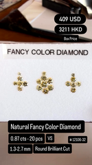 Natural Fancy Color Diamond Deal (0.87 cts)