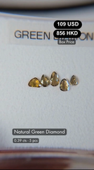 Natural Green Diamond Deal (0.39 cts)