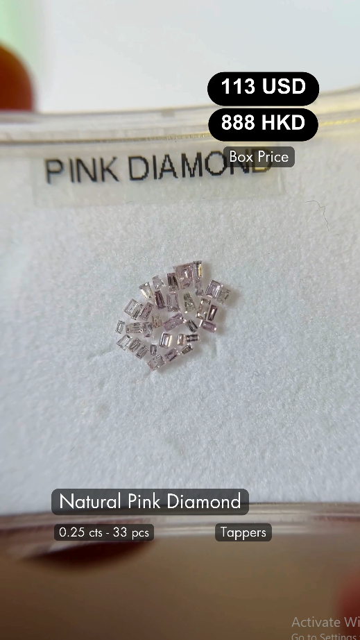 Natural Pink Diamond Deal (0.25 cts)