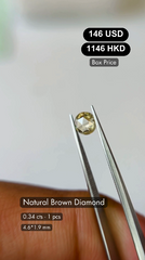 Natural Brown Diamond Deal (0.34 cts)