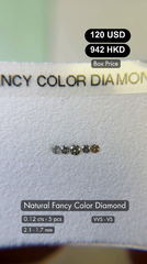 Natural Fancy Color Diamond Deal (0.12 cts)