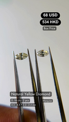 Natural Yellow Diamond Deal (0.18 cts)