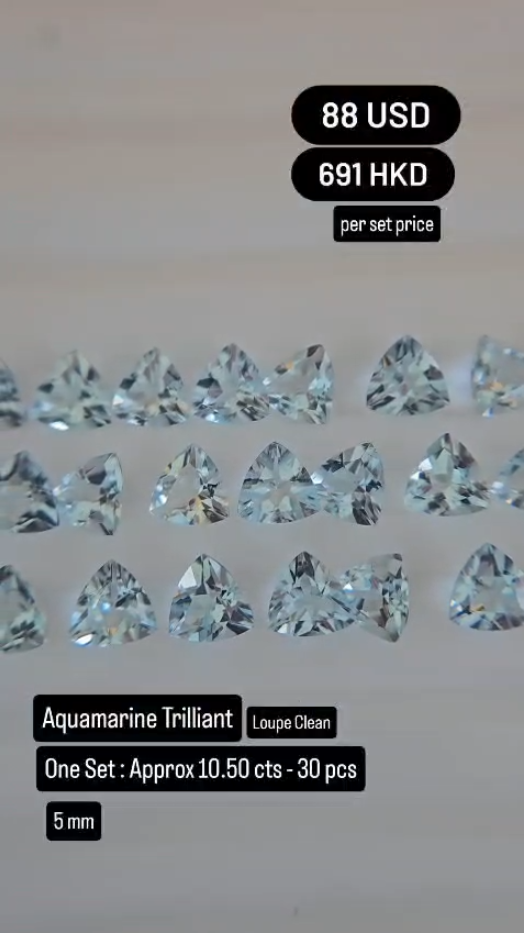 Aquamarine Trilliant Deal (10.50 cts)