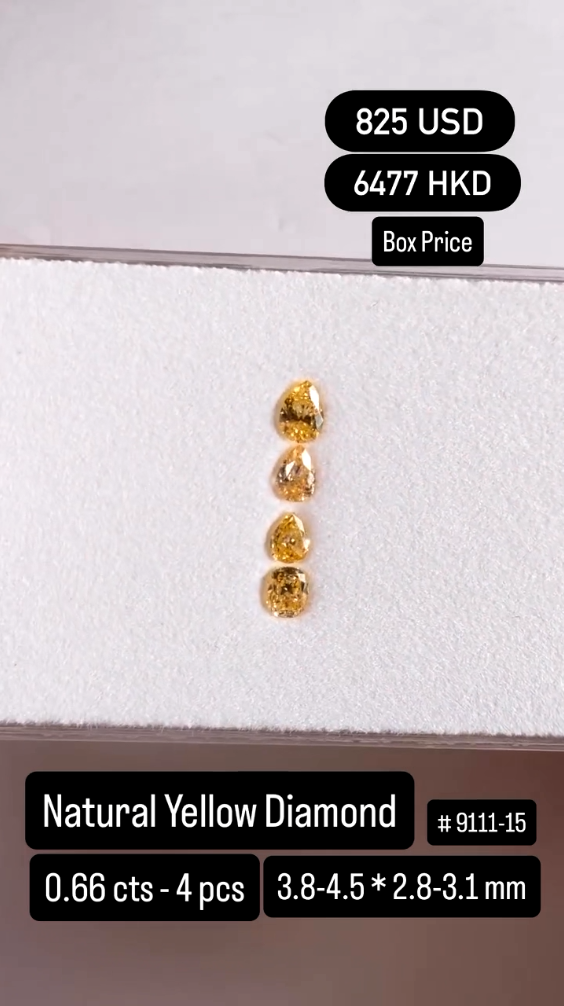 Natural Yellow Diamond Deal (0.66 cts)