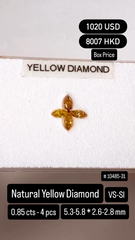 Natural Yellow Diamond Deal (0.85 cts)