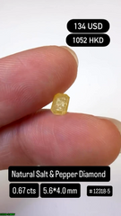 Natural Salt & Pepper Diamond Deal (0.67 cts)