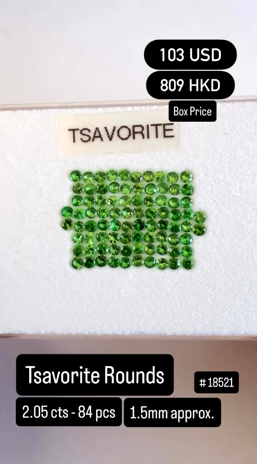 Tsavorite Rounds Deal (2.05 cts)