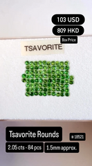 Tsavorite Rounds Deal (2.05 cts)