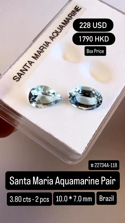 Santa Maria Aquamarine Deal (3.80 cts)