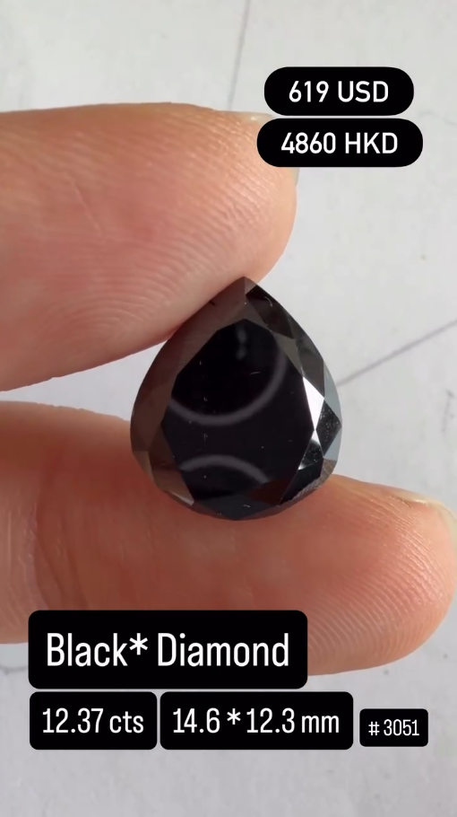 Black Diamond Deal (12.37 cts)