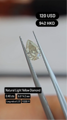 Natural Light-Yellow Diamond Deal (0.40 cts)