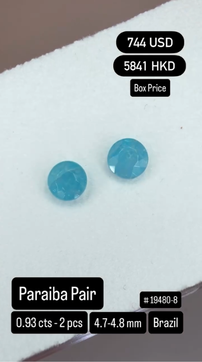 Paraiba Pair Deal (0.93 cts)