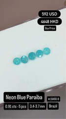 Neon Blue Paraiba Deal (0.91 cts)