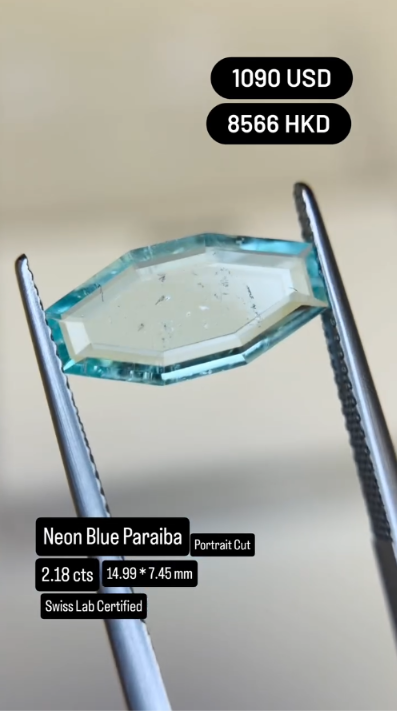 Neon Blue Paraiba Deal (2.18 cts)