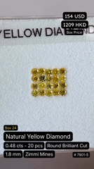 Natural Yellow Diamond Deal (0.48 cts)