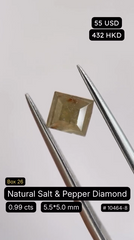 Natural Salt & Pepper Diamond Deal (0.99 cts)