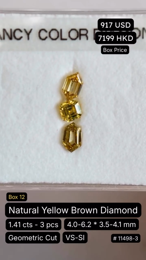 Natural Yellow Brown Diamond Deal (1.41 cts)