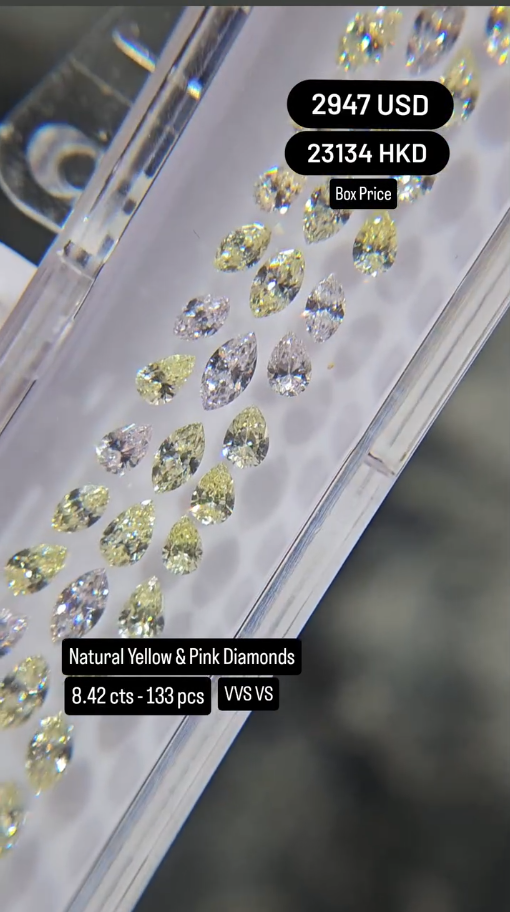 Natural Yellow & Pink Diamond Deal (8.42 cts)