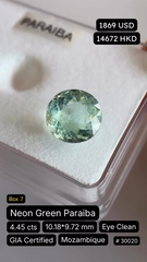 Neon Green Paraiba Deal (4.45 cts)