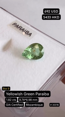 Yellowish Green Paraiba Deal (1.82 cts)