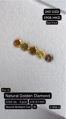 Natural Golden Diamond Deal (0.54 cts)