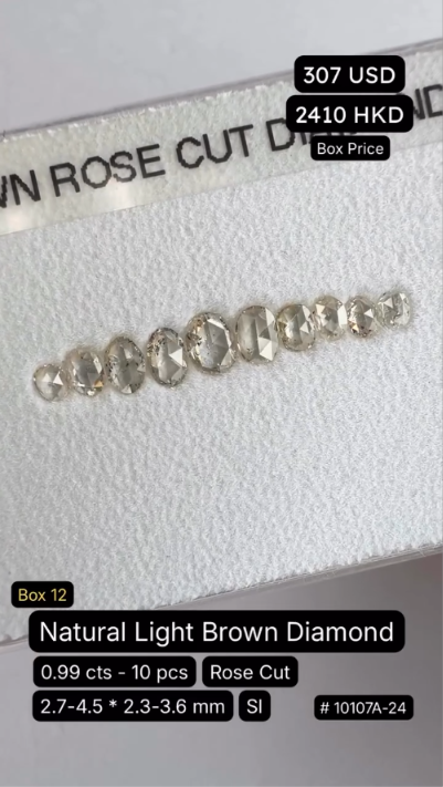Natural Light Brown Diamond Deal (0.99 cts)