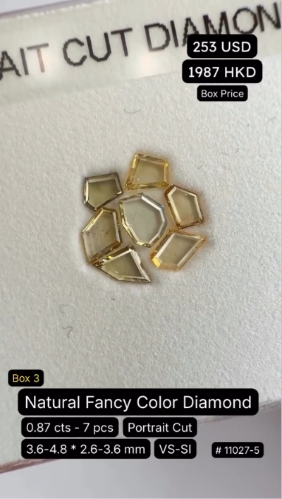 Natural Fancy Color Diamond Deal (0.87 cts)