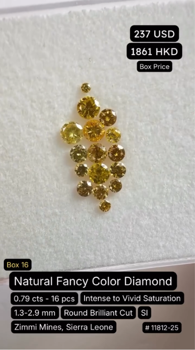 Natural Fancy Color Diamond Deal (0.79 cts)