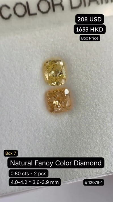 Natural Fancy Color Diamond Deal (0.80 cts)
