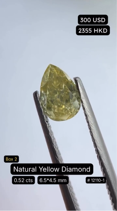 Natural Yellow Diamond Deal (0.52 cts)