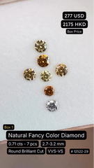 Natural Fancy Color Diamond Deal (0.71 cts)