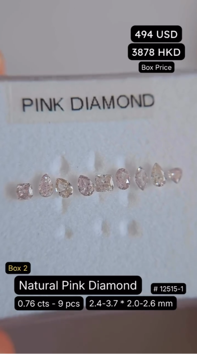 Natural Pink Diamond Deal (0.76 cts)