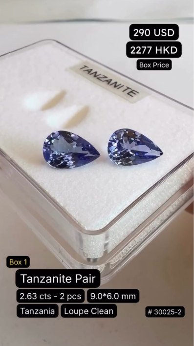 Tanzanite Pair Deal (2.63 cts)